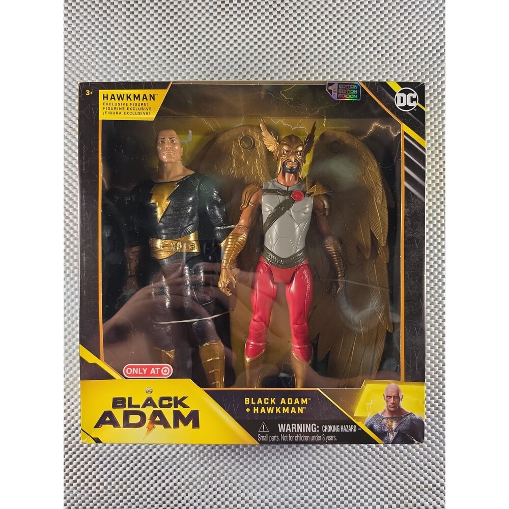 DC Black Adam & Hawkman 12" 1st Edition Action Figures 2 Pack Target Exclusive